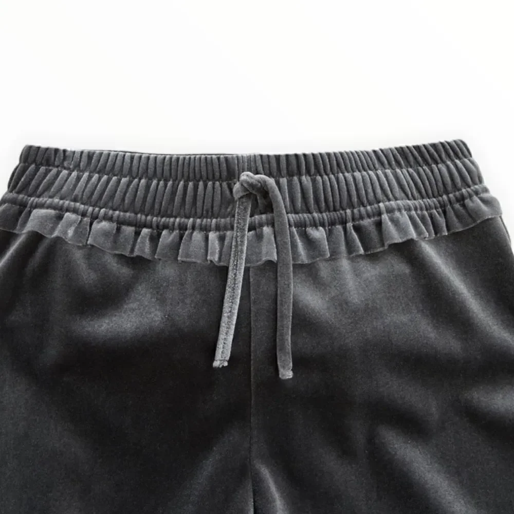 ZARA Kids | Gray |  VELVET CULOTTES